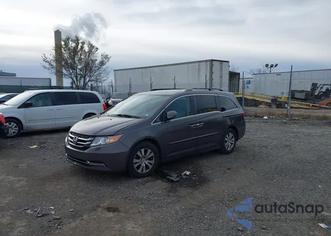 2016 Honda Odyssey Ex-L from USA, damaged, VIN 5FNRL5H69GB016407